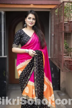 Digital Print Sharee with Blouse